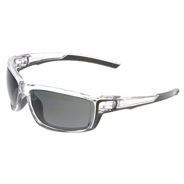 Mcr Safety Swagger (SR4), Safety Glasses, MAX36 Dual Coating, Black Mirror Lens, Clear Frame, Full-Frame SR417BZDC - main